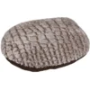 Flamingo Coussin Snoozzy Ovale Fermeture Eclair Brun 50x40x8cm
