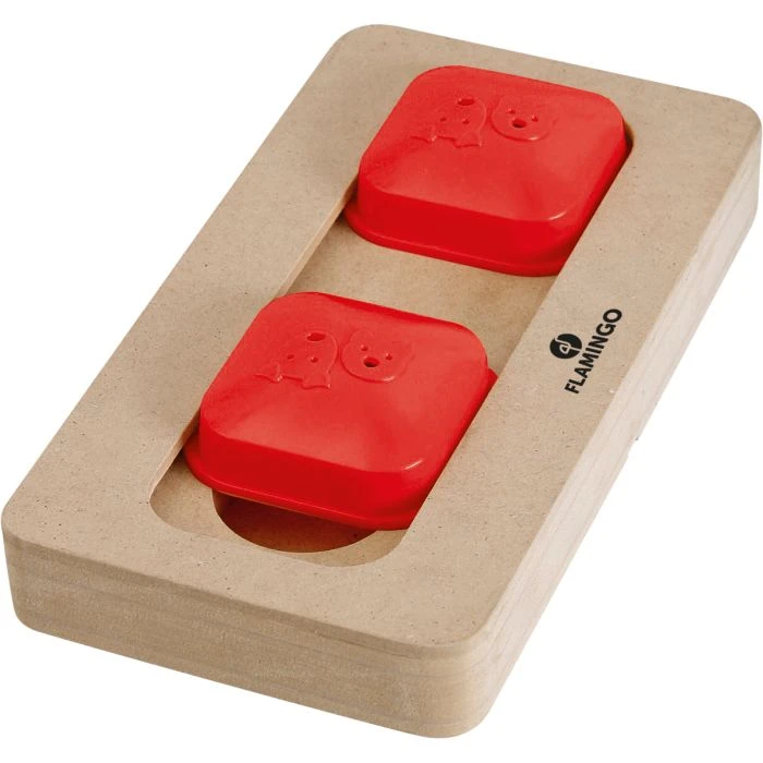 Flamingo Jouet Chien Wooden Brain Train Turing 22x12cm 1 Flamingo Jouet Chien Wooden Brain Train Turing 22x12cm