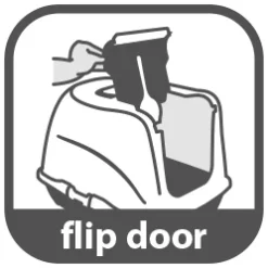 Flamingo Bac à Litière Loki Gris M 38x50x37cm -Éco Pattes 0f44f1be7865f27c028e88c7317e17830cdf4697e9284605d22c1bbc04c7ea60