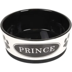 Flamingo Gamelle Chien Kenzo Céramique Antidérapante Noir/blanc 18cm 1130ml