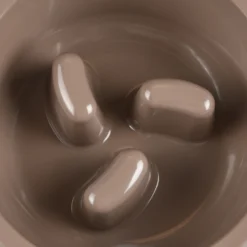 Flamingo Gamelle Mangi Slow Feeder Taupe En Mélamine 950ml -Éco Pattes 23e298fe93f982902fa0dd7cf16843c4206852a6db304901f3babaf4a344620d