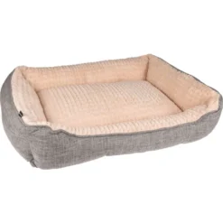 Flamingo Panier Pour Chien Zupo Rectangulaire Gris 90x65x25cm