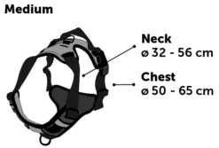 Flamingo Harnais Balou Noir M 50-65cm 25mm -Éco Pattes 2871a227a7d641a6fbef5b23804ff1bfa1ef84f8552ce4df702eaed6b98fee68