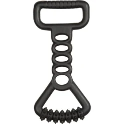 Flamingo Jouet Chien Gladiator à Tirer En Caoutchouc Noir 19x13x3,5cm