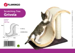 Flamingo Griffoir Grivola Brun/beige 50x24x40,5cm -Éco Pattes 327c1136044cea219533eac40b8af6f9acf211e42b236809a52d29d39beade84