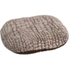 Flamingo Coussin Snoozzy Ovale Fermeture Eclair Brun 60x50x8cm
