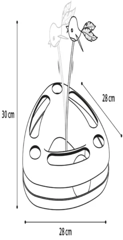 Flamingo Jouet Chat Felicia Bleu Triangle 28x28x30cm 5 Flamingo Jouet Chat Felicia Bleu Triangle 28x28x30cm -Éco Pattes 3a2f29fc7a21ba9b044481414064efb8608ad17ce5ed086deb7e6cae766727de