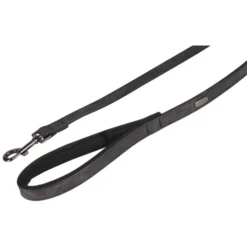 Flamingo Laisse Delu Noir 100cm 25mm