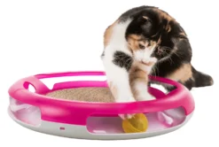 Trixie Jeu Pour Chat Ball Race & Scratch Ø 37cm -Éco Pattes 455f28ac19decaadc686b8e651642739371be2f49319d089560a5e601e883a05