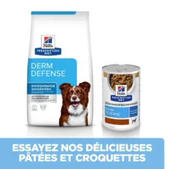 Hill's Prescription Diet Derm Defense Croquettes Pour Chien Au Poulet -Éco Pattes 52742008905 3 prescription diet chien derm defense croquettes poulet 1 1