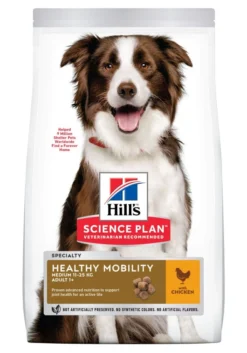 Hill's Science Plan Adult Healthy Mobility Croquettes Pour Chien Medium Au Poulet 14Kg -Éco Pattes 52742026138 1 science plan healthy mobility chien adulte medium croquettes poulet