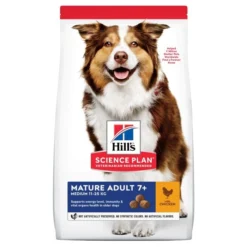 Hill's Science Plan Mature 7+ Croquettes Pour Chien Medium Au Poulet