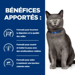 Hill's Prescription Diet D/D Pour Chat -Éco Pattes 52742027180 3 prescription diet chat d d croquettes canard petits pois
