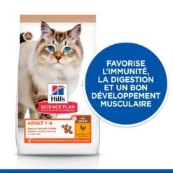 Hill's Science Plan No Grain Croquettes Sans Céréales Pour Chat Adulte Au Poulet - 1.5Kg -Éco Pattes 52742036984 2 science plan chat adult no grain croquettes poulet copie