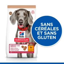 Hill's Science Plan Adult No Grain Large Breed Croquettes Sans Céréales Pour Chien Adulte De Grande Race Au Poulet - 14Kg -Éco Pattes 52742037233 3 science plan chien adult large no grain croquettes poulet