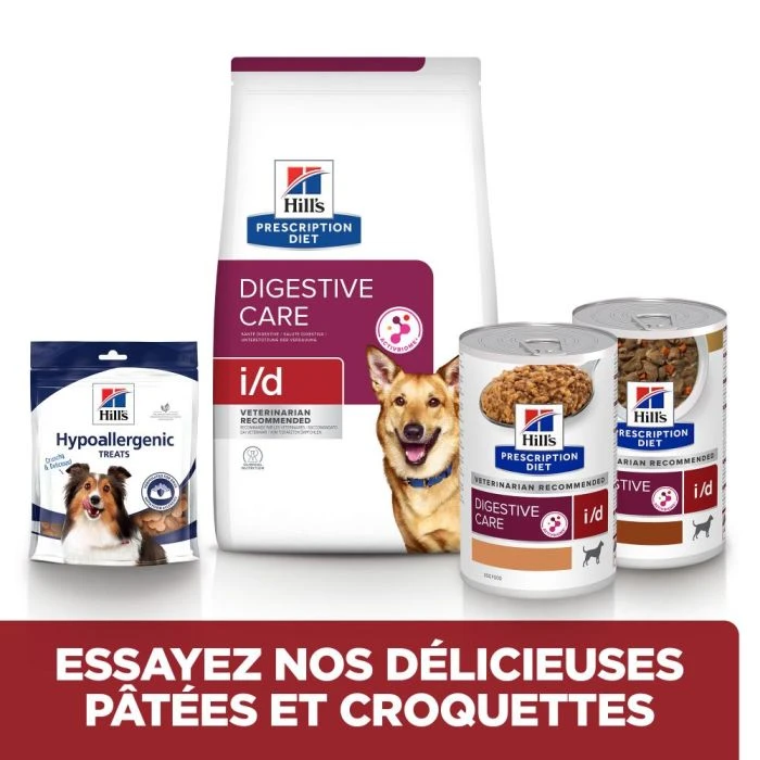 Hill's Prescription Diet I/D AB+ Pour Chien Au Poulet 1 Hill's Prescription Diet I/D AB+ Pour Chien Au Poulet