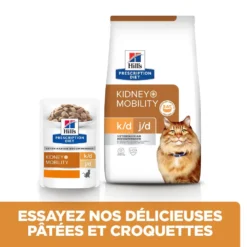 Hill's Prescription Diet K/D + Mobility Croquettes Pour Chat Au Poulet -Éco Pattes 52742044767 3 prescription diet chat k d mobility croquettes poulet 1