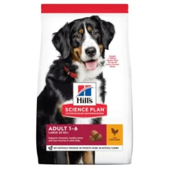 Hill's Science Plan Adult Croquettes Pour Grand Chien Au Poulet -Éco Pattes 52742121109 1 science plan chien adulte large croquettes poulet 1 1