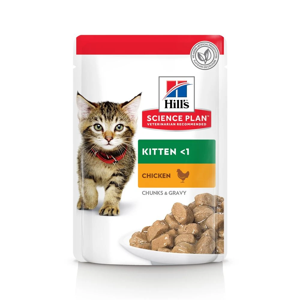 Hill's Science Plan Kitten Multipack 12 Sachets Repas Pour Chaton Poulet Et Poisson 4 Hill's Science Plan Kitten Multipack 12 Sachets Repas Pour Chaton Poulet Et Poisson – Image 4