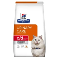 Hill's Prescription Diet C/D Urinary Stress Multicare Pour Chat Au Poulet -Éco Pattes 52742284408 1 prescription diet chat c d urinary stress croquettes poulet