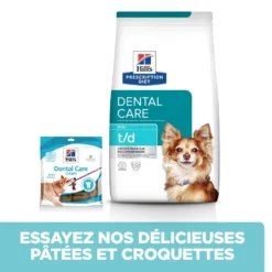 Hill's Prescription Diet T/D Pour Petit Chien -Éco Pattes 52742402109 3 prescription diet chien t d mini croquettes poulet 1