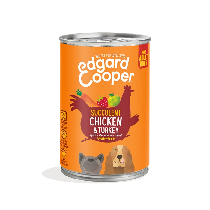 Edgard & Cooper Edgard&Cooper Pâtée Pour Chien Au Poulet - 6x 400g 1 Edgard & Cooper Edgard&Cooper Pâtée Pour Chien Au Poulet - 6x 400g