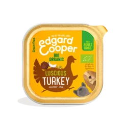 Edgard & Cooper Edgard&Cooper Barquettes BIO Pour Chien à La Dinde - 17x100g