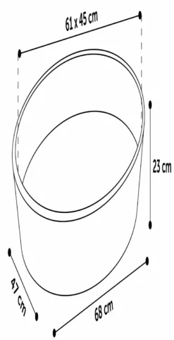 Flamingo Panier Xepp Feutre Oval Gris Foncé + Coussin Gris Clair 68x47x23cm -Éco Pattes 56a22e279416ad959855c88c7df3085f7e2e5c903dc4b11c0faf1541b1cea428