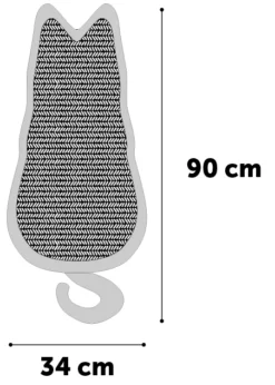 Flamingo Griffoir Greta Gris Silhouette De Chat 34x3,5x90cm -Éco Pattes 604fe7892d49cae00290ddaf0eb223174d76224b15ecd1b2c72de6569f1ac747