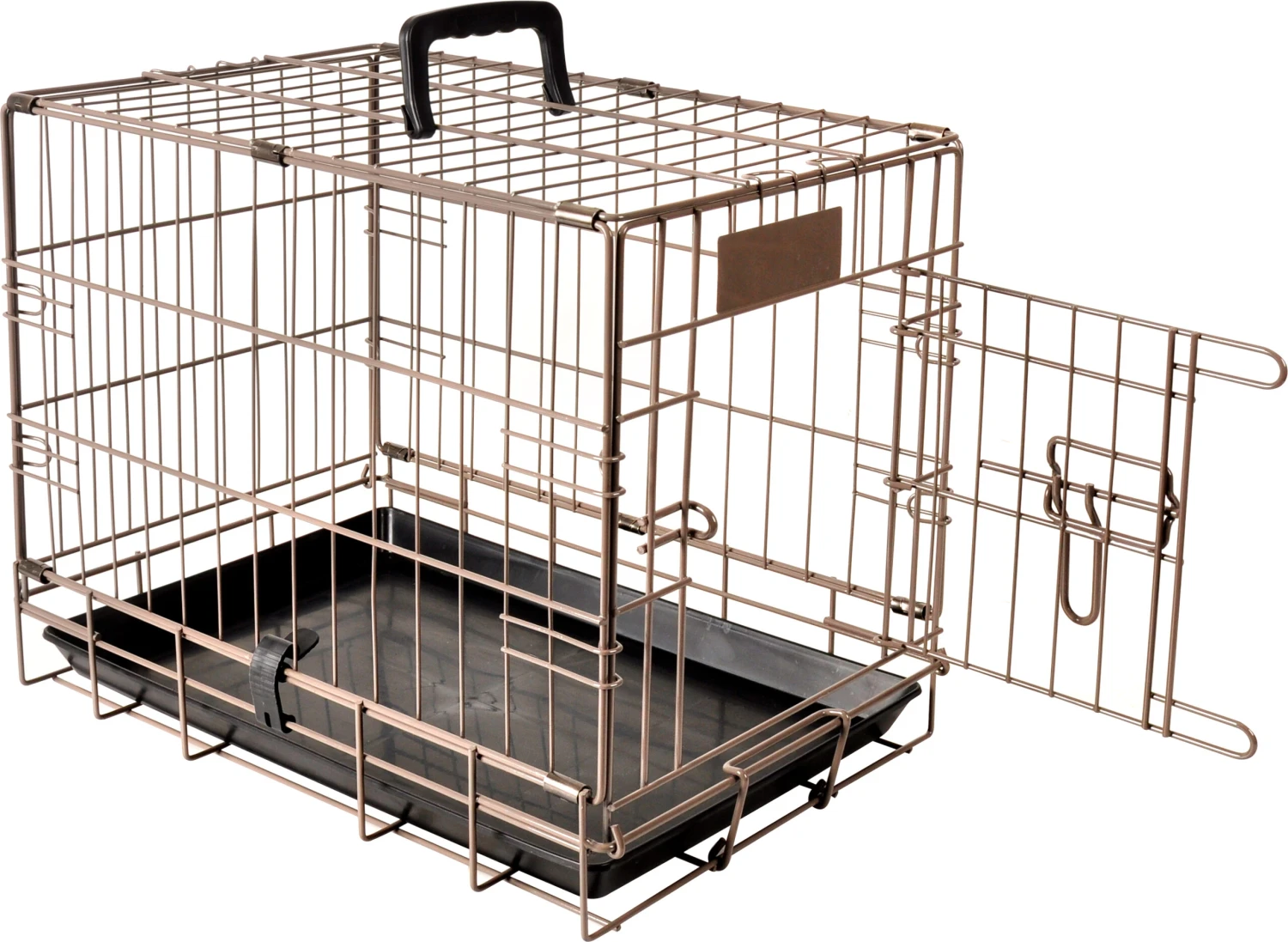 Flamingo Cage Pour Chien Ebo Taupe XS 31x47x38cm 5 Flamingo Cage Pour Chien Ebo Taupe XS 31x47x38cm – Image 5