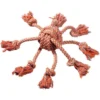 Flamingo Jouet Chien James Octopus En Coton Orange Balle NouÃ©e Dia. 15cm/55cm