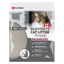 Flamingo Litière Pour Chats Poudre Bébé 15kg