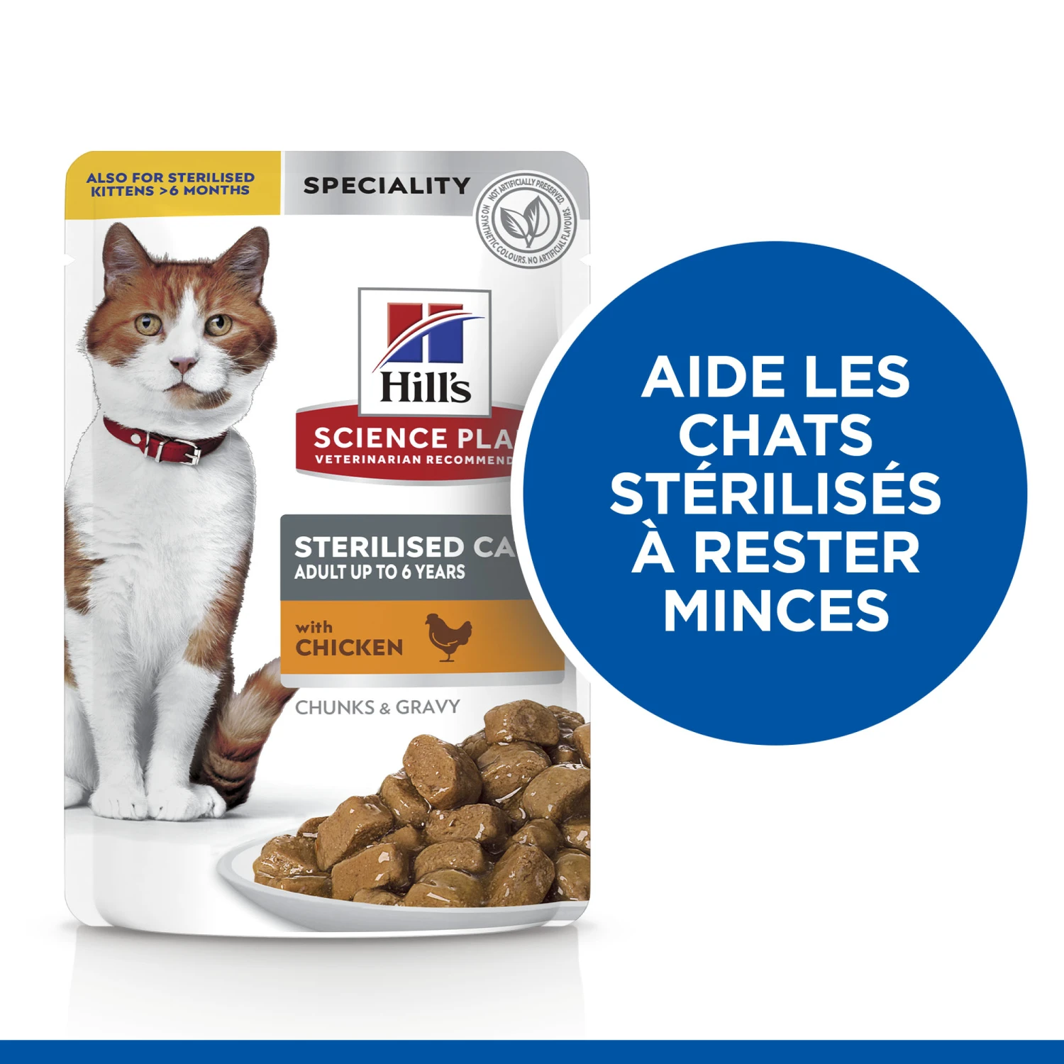 Hill's Science Plan Adult Sterilised Pack Mixte Sachets Repas Chat - 12 X 85g (3 Poulet, 3 Dinde, 3 Saumon, 3 Truite) 9 Hill's Science Plan Adult Sterilised Pack Mixte Sachets Repas Chat - 12 X 85g (3 Poulet, 3 Dinde, 3 Saumon, 3 Truite) – Image 9