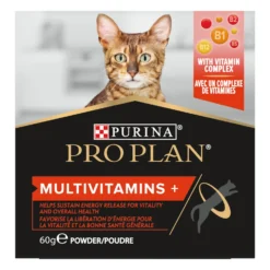 Purina PRO PLAN MULTIVITAMINS+ CHAT ALIMENT COMPLEMENTAIRE - 60G -Éco Pattes PRO PLAN MULTIVITAMINS CAT SUPPLEMENT 60G 2 FR