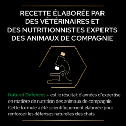 Purina PRO PLAN NATURAL DEFENCES+ CHAT ALIMENT COMPLEMENTAIRE - 60G -Éco Pattes PRO PLAN NATURAL DEFENCES CAT SUPPLEMENT 60G 7 FR