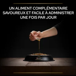 Purina PRO PLAN SKIN & COAT+ CHIEN ALIMENT COMPLEMENTAIRE - 225G -Éco Pattes PRO PLAN SKIN COAT DOG SUPPLEMENT 225G 7 FR