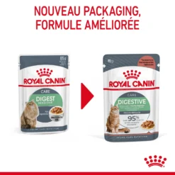 Royal Canin Digestive Care En Sauce Pour Chat 12 Sachets De 85g -Éco Pattes Royal Canin Digestive Care Gravy Chat FR 05