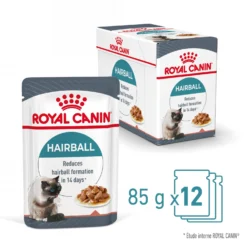 Royal Canin Hairball Care En Sauce Pour Chat 12 Sachets De 85g -Éco Pattes Royal Canin Hairball Care Gravy Chat FR 03