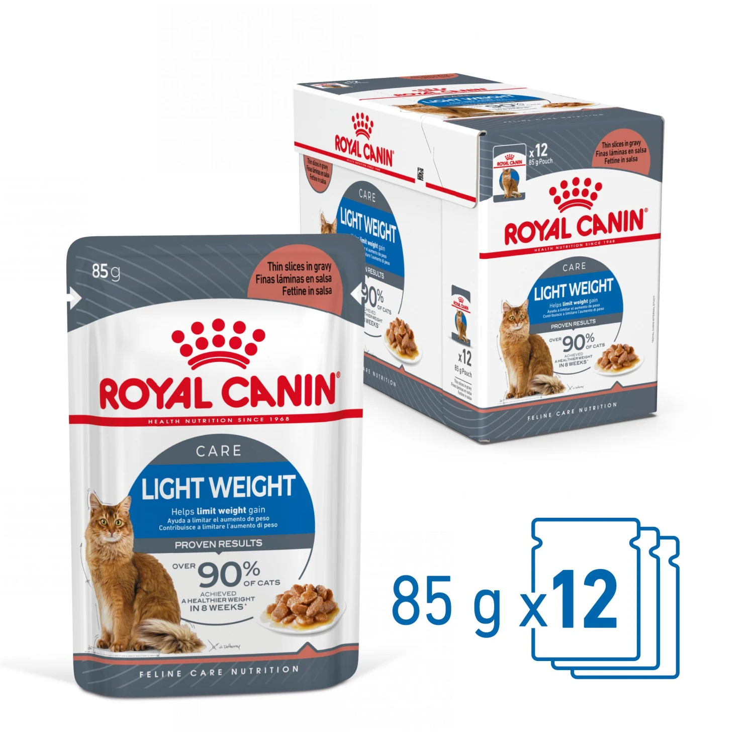 Royal Canin Light Weight Care En Sauce Pour Chat 12 Sachets De 85g 2 Royal Canin Light Weight Care En Sauce Pour Chat 12 Sachets De 85g – Image 2