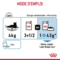 Royal Canin Light Weight Care En Sauce Pour Chat 12 Sachets De 85g 22 Royal Canin Light Weight Care En Sauce Pour Chat 12 Sachets De 85g -Éco Pattes Royal Canin Light Weight Care Gravy Chat FR 10