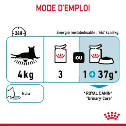 Royal Canin Urinary Care En Sauce Pour Chat 12 Sachets De 85g -Éco Pattes Royal Canin Urinary Care Gravy Chat FR 11