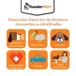 Body Anti Stress Thundershirt -Éco Pattes Thundershirt 8 FR