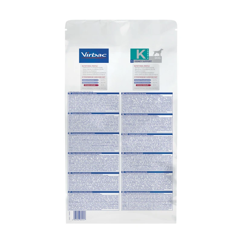 Virbac HPM Kidney Support Chien 3Kg 4 Virbac HPM Kidney Support Chien 3Kg – Image 4