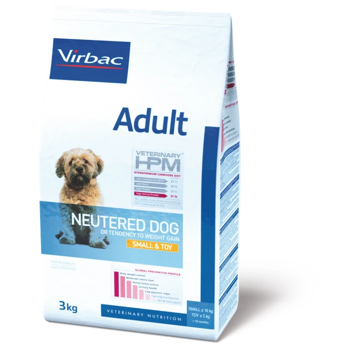 Virbac Veterinary HPM Adult Neutered Small Et Toy 1 Virbac Veterinary HPM Adult Neutered Small Et Toy