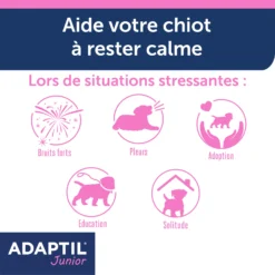 Adaptil Junior Collier (46,5cm) -Éco Pattes adaptil collier junior 2 FR