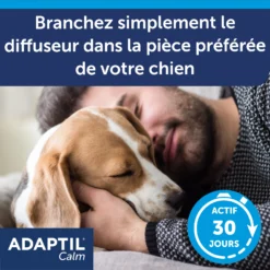 Diffuseur Adaptil Calm -Éco Pattes adaptil diffuseur calm 1recharge 3 FR 1