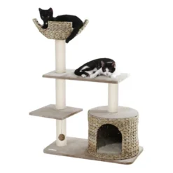 Devant -Éco Pattes arbre a chat banana leaf jade kerbl