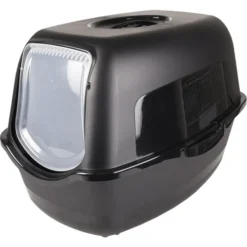 Flamingo Bac à Litière Lexie Noir L 39x56x39,5cm