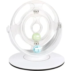 Flamingo Jouet Chat Roue Dita Blanc 26x26x27,5cm