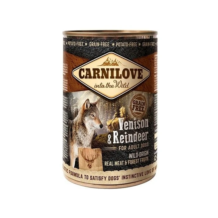 Carnilove Chien Adulte - Chevreuil Et Renne - 12 Boîtes De 400g 1 Carnilove Chien Adulte - Chevreuil Et Renne - 12 Boîtes De 400g